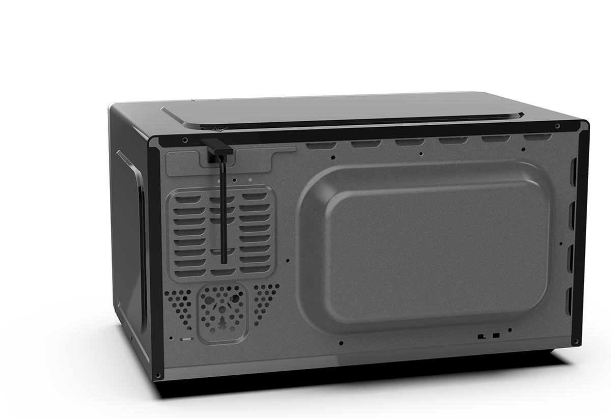 Απεικονίζεται ο φούρνος από πίσω.